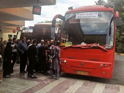 اعزام ۱۰۰ دستگاه اتوبوس و توزیع یک‌میلیون بطری آب‌معدنی برای زائران اربعین حسینی