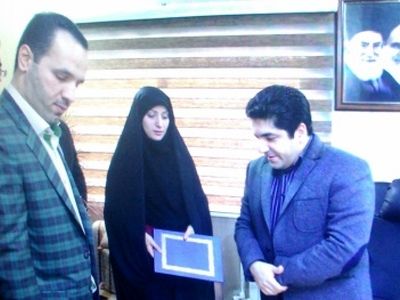 طیبه بینا به سمت شهردار منطقه ۳ رشت منصوب شد