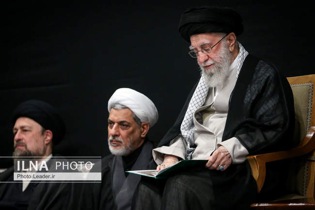 مراسم بزرگداشت شهدای جنگ تحمیلی ۱۲روزه با حضور رهبر معظم انقلاب