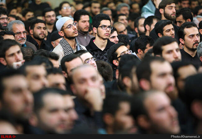 اولین شب عزاداری ایام محرم در حسینیه امام خمینی