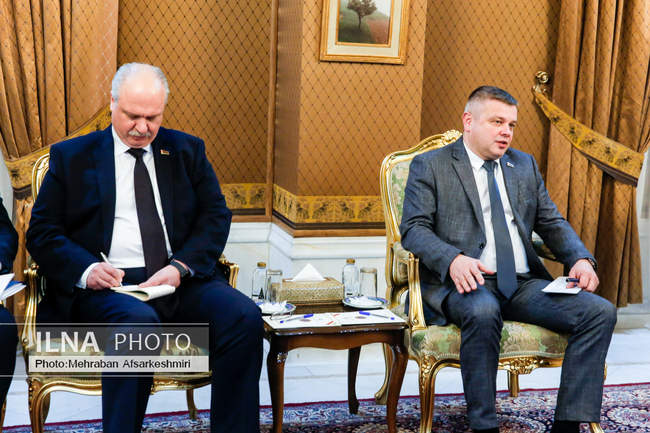 دیدار وزیر صنایع بلاروس با معاون اول رئیس جمهور