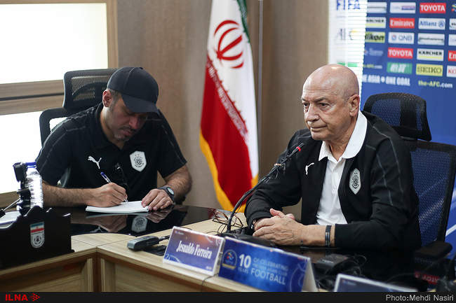 نشست خبری مربیان پرسپولیس تهران و السد قطر