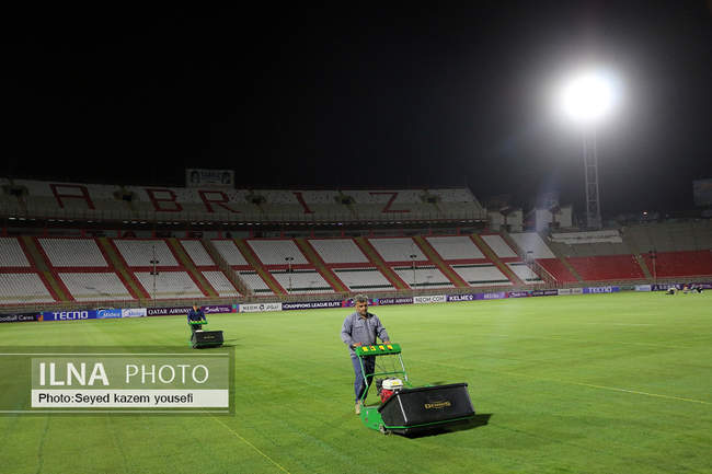 بازدید اصحاب رسانه از آخرین وضعیت استادیوم یادگار امام تبریز