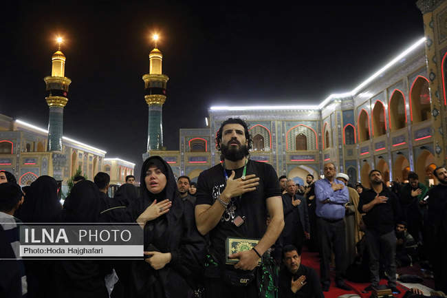 برپایی سفره افطاری و احیای لیالی قدر در نجف