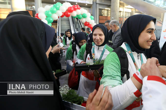 بازگشت کاروان ایران از بازی‌های پاراآسیایی جوانان (گزارش تصویری)