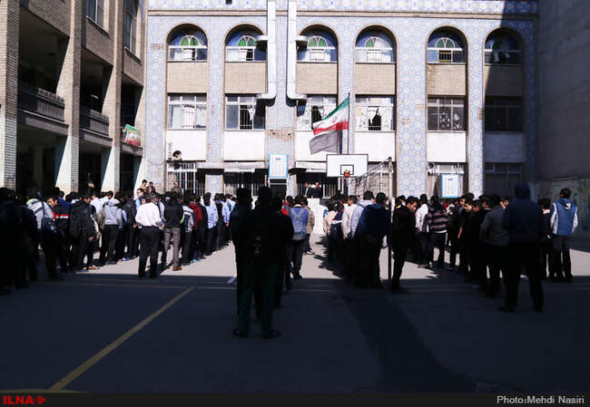 حضور مجید مجیدی در دبیرستان نظام مافی