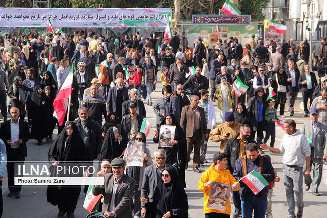 مراسم راهپیمایی ۲۲بهمن - شیراز