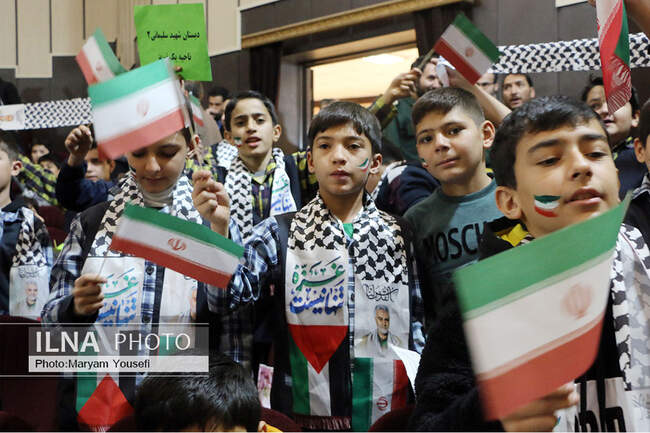اجتماع دانش آموزی فرزندان حاج قاسم در تبریز