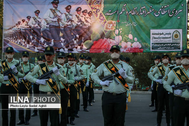 حضور  سردار رحیمی در مراسم صبحگاهی ستاد فاتب تهران