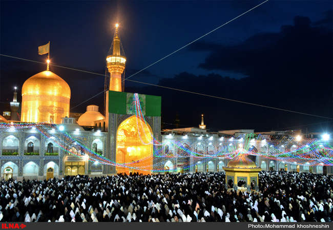آذین بندی حرم مطهر امام رضا (ع)