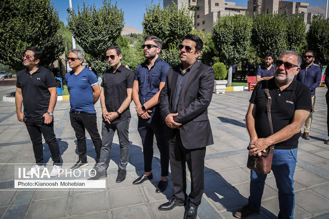 مراسم تشییع پیکر مهدی علی محمدی پیشکسوت رادیو و دوبلاژ