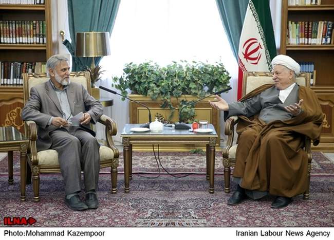 دیدار دبیران کل هفت حزب سیاسی کشور با آیت الله هاشمی