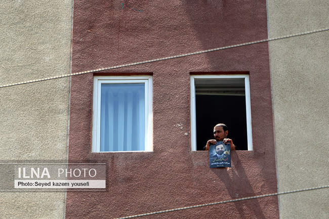 وداع مردم مراغه با استاندار شهید