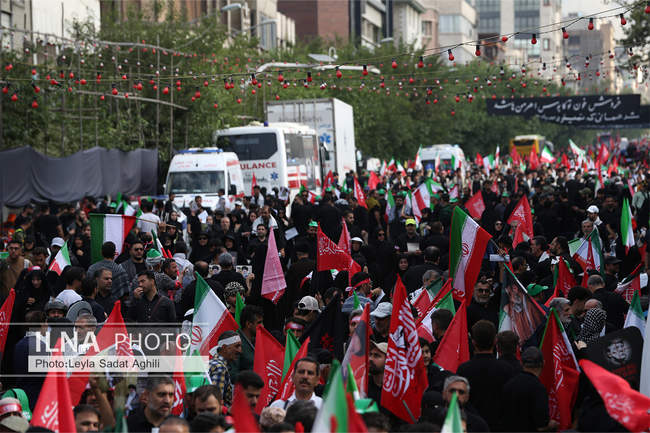 مراسم تشییع پیکر مطهر رهبر شهید انقلاب / 1