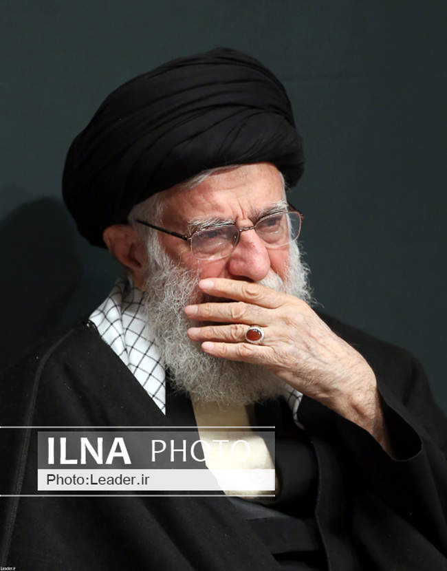 آخرین شب مراسم عزاداری حضرت فاطمه‌زهرا (س) با حضور رهبر معظم انقلاب