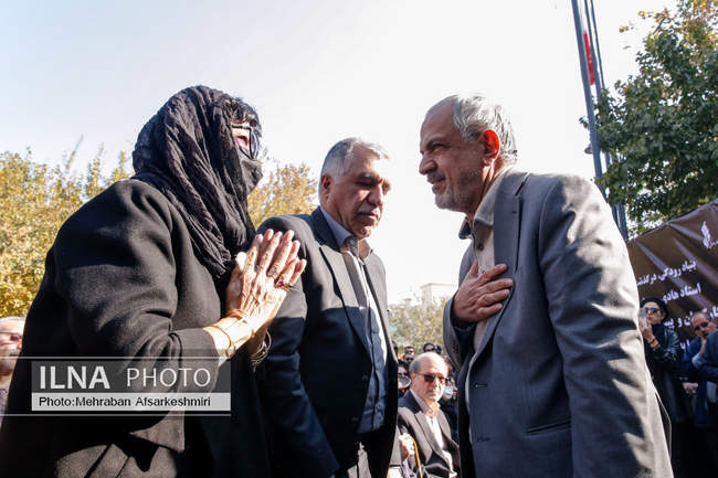 مراسم تشییع پیکر هادی مرزبان