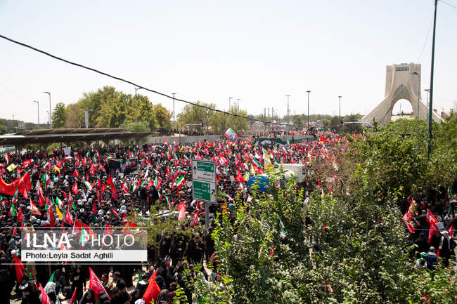 مراسم تشییع پیکر مطهر رهبر شهید انقلاب / 1