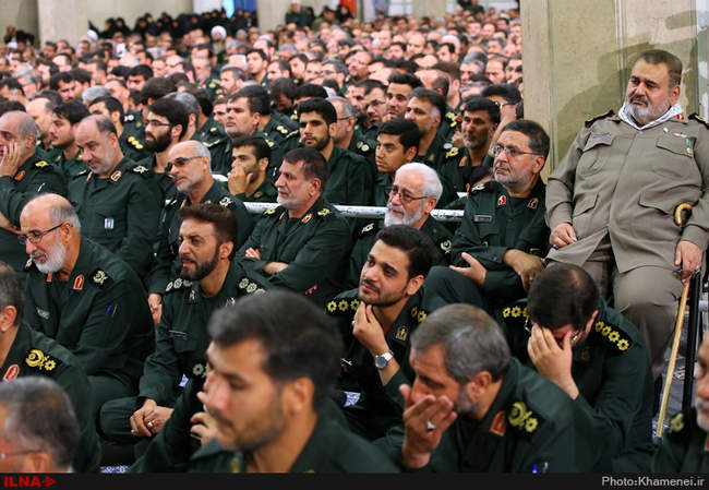 دیدار فرماندهان سپاه پاسداران انقلاب اسلامی با رهبر انقلاب اسلامی