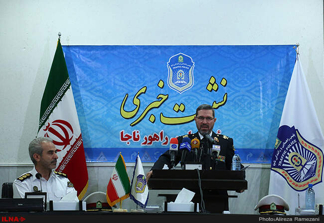 نشست خبری رئیس پلیس راهور ناجا