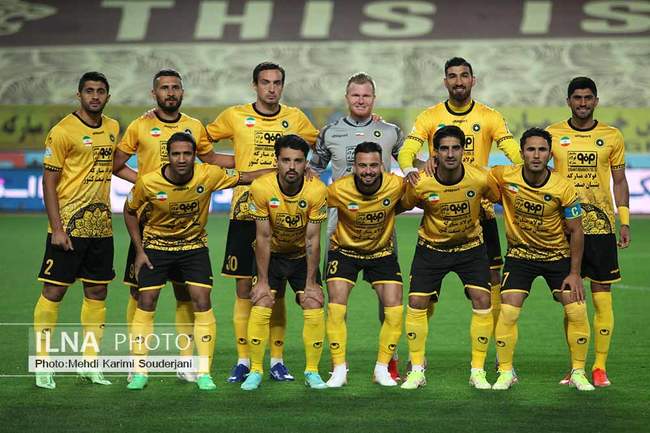 برد تیم فوتبال سپاهان  اصفهان برابر مس رفسنجان 
