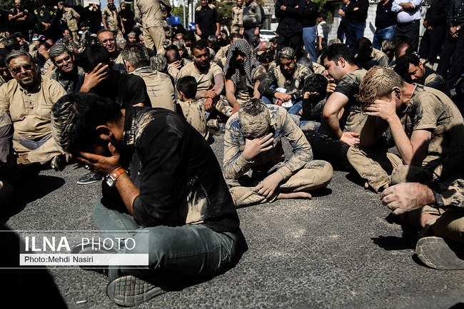 عزاداری لرستانی‎های مقیم‌ تهران در روز عاشورا