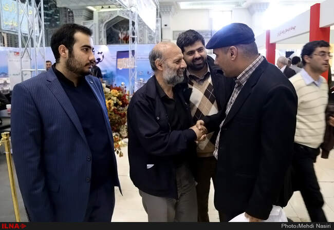 بازدید علیرضا محجوب رئیس فراکسیون کارگری مجلس ازنمایشگاه مطبوعات و خبرگزاری‌ها 