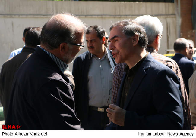 مراسم تشییع پیکر داوود رمضان شیرازی ناشر پیشکسوت