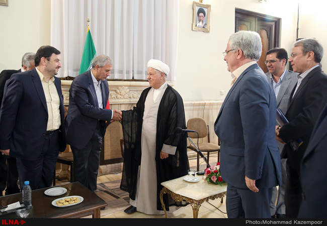 دیدار وزیر تعاون، کار و رفاه اجتماعی با آیت‌الله هاشمی رفسنجانی