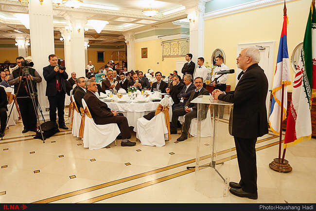 گزارش تصویری دیدار وزیر امور خارجه کشورمان با ایرانیان مقیم بلگراد 