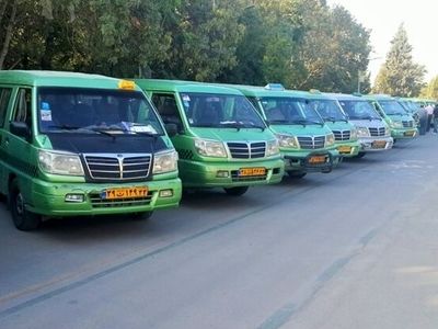 خدمت‌رسانی  ۱۰۰ دستگاه ون برای مراسم ارتحال امام(ه)