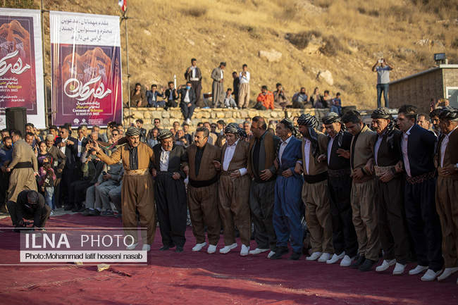 جشن مهرگان در غار کرفتو دیواندره 