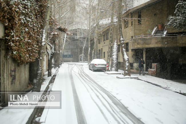بارش برف در تهران