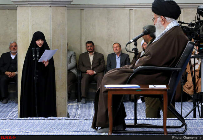 دیدار اعضای انجمن‌های اسلامی دانش‌آموزان با رهبر انقلاب 