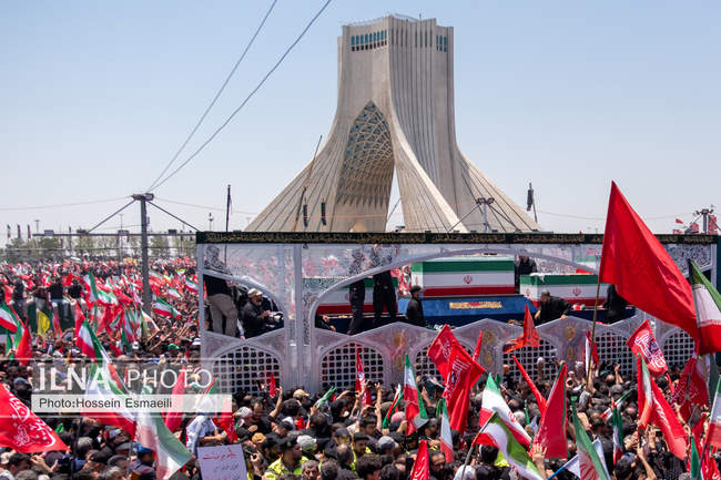 مراسم تشییع پیکر مطهر رهبر شهید انقلاب/ 6