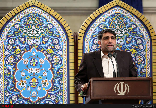 دیدار جمعی از مداحان و ذاکران اهل بیت(ع) با رهبر انقلاب