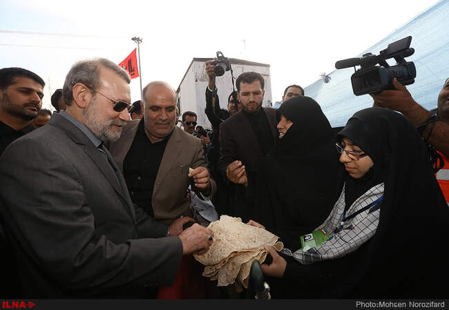 بازدید رئیس مجلس از مرز مهران و شلمچه 
