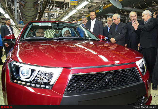 مراسم افتتاح و بهره برداری دو خط خودرو گروه صنعتی ایران خودرو با حضور