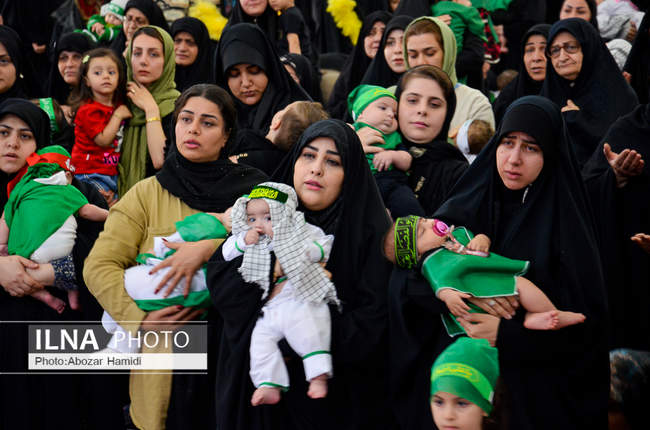  همایش شیرخوارگان حسینی در رشت