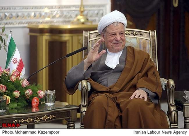 دیدار آیت‌الله هاشمی رفسنجانی با رئیس مجلس عراق