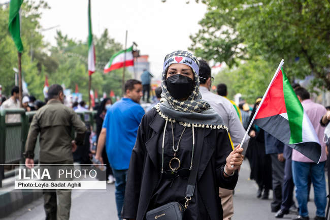 راه‍پمایی روز قدس ۱۴۰۱ در تهران/ ۳