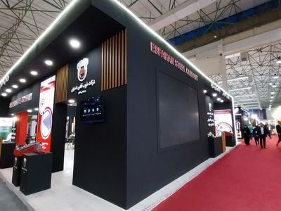 عنوان غرفه برتر نمایشگاه بین المللی فولاد کیش به ذوب آهن اصفهان رسید
