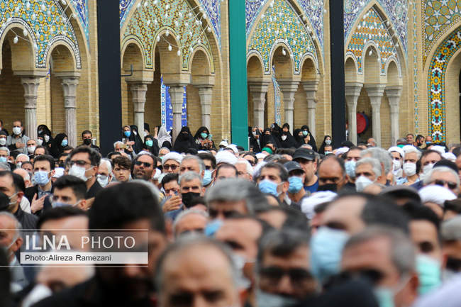  تشییع پیکر مرحوم آیت‌الله محمد محمدی ری‌شهری 