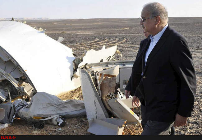سقوط هواپیمای روسیه در مصر