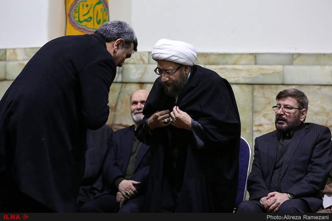 بزرگداشت آیت الله هاشمی شاهرودی در مسجد ارگ تهران 
