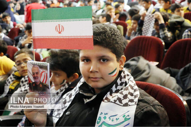 اجتماع دانش آموزی فرزندان حاج قاسم در تبریز