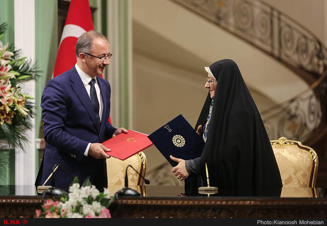مراسم استقبال رسمی از رجب طیب اردوغان، رییس جمهور ترکیه