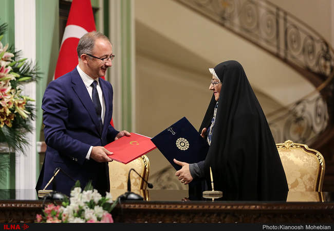 مراسم استقبال رسمی از رجب طیب اردوغان، رییس جمهور ترکیه