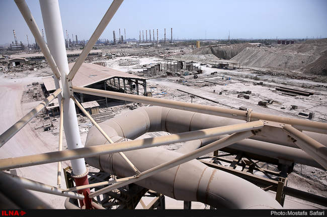 بازدید خبرنگاران از پالایشگاه نفت ستاره خلیج فارس 