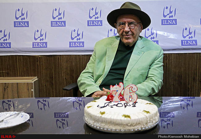 جشن تولد هفتاد و شش سالگی جواد مجابی در خبرگزاری ایلنا 