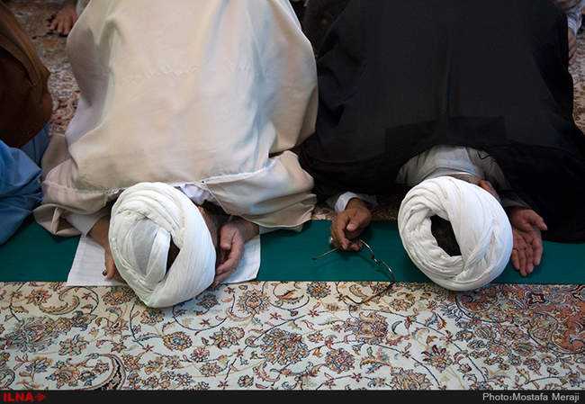 نماز عید سعید فطر در حرم حضرت معصومه (س) شهر قم/1